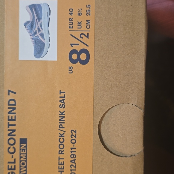 Asics Pink and Gray Athletic Sneakers - Picture 2 of 4